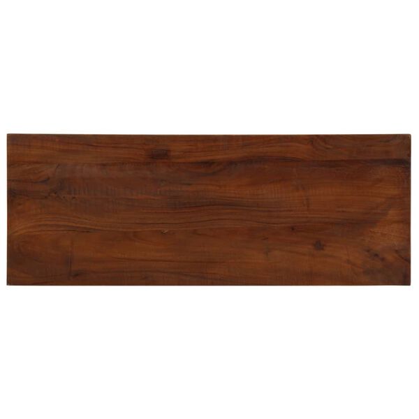 vidaXL Tischplatte 80x20x3,8 cm Rechteckig Altholz Massiv