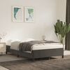 vidaXL Bettgestell ohne Matratze Dunkelgrau 120x190 cm Samt