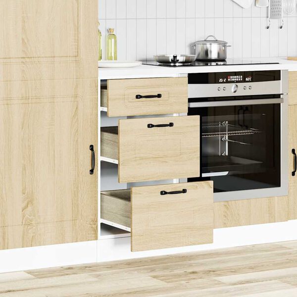 vidaXL K&uuml;chenunterschrank Kalmar Sonoma-Eiche Holzwerkstoff