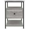 vidaXL Nachttische 2 Stk. Grau Sonoma 40x42x56 cm Holzwerkstoff