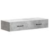 vidaXL Wandmontierter Beistelltisch 87,5 x 34,5 x 17 cm Holzwerkstoff