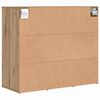 vidaXL Schuhschrank Artisan-Eiche 77,5 x 30 x 67 cm Holzwerkstoff