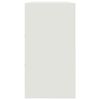 vidaXL Sideboard Weiß 99x39x73 cm Stahl