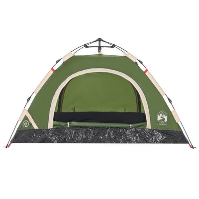 vidaXL Campingzelt 2 Personen Grün Quick Release