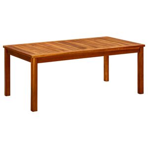 vidaXL Garten-Couchtisch 110x60x45 cm Massivholz Akazie