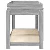 vidaXL Etagenbett f&uuml;r Kinder Graues Sonoma 100 x 190 cm Holzwerkstoff