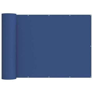 vidaXL Balkon Sichtschutz 150 x 400 cm Stoff mit PU-Beschichtung Blau