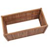 vidaXL Hochbeet 100x50x70 cm Massivholz Teak