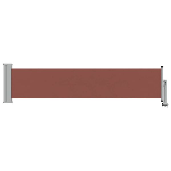 vidaXL Ausziehbare Seitenmarkise 60&times;300 cm Braun