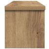 vidaXL K&uuml;chenregale Stapelbar 2 Stk. Artisan-Eiche 50x15x16 cm