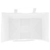 vidaXL Papiertragetaschen 250 Stk. mit Henkeln Wei&szlig; 26x17x25 cm