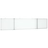 vidaXL Magnetisches Whiteboard Klappbar 200x40x1,7 cm Aluminium