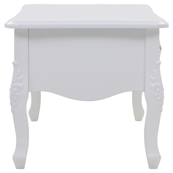 vidaXL Couchtisch 100x50x46 cm Wei&szlig;