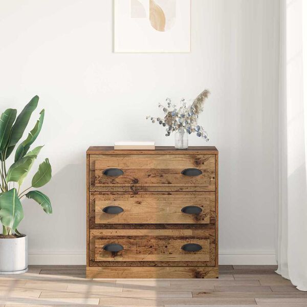 vidaXL Sideboard Altholz 70 x 35,5 x 67,5 cm Holzwerkstoff