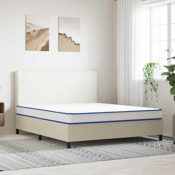 vidaXL Matratze Wei&szlig; 200 x 180 x 17 cm PU-Schaum