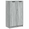 vidaXL Schuhschrank Grau Sonoma 59x35x100 cm Holzwerkstoff