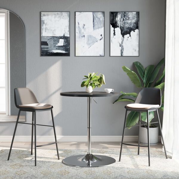 vidaXL Bartisch-Gestell 55x90 cm Verchromter Stahl