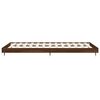 vidaXL Bettgestell ohne Matratze Braun Eiche 100x200 cm Holzwerkstoff