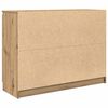 vidaXL Sideboard mit Schubladen Artisan-Eiche 100,5x35x76 cm