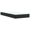 vidaXL Boxspringbett mit Matratze Schwarz 90x200 cm Samt