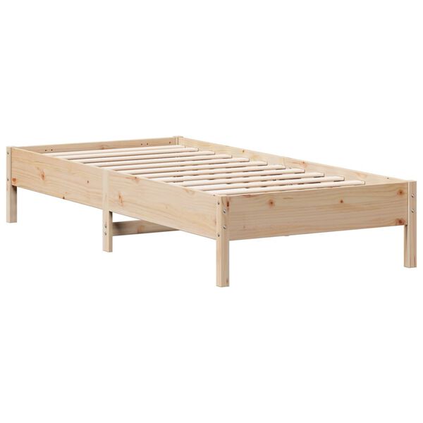 vidaXL Massivholzbett ohne Matratze 100x200 cm Kiefernholz
