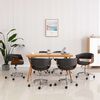 vidaXL Drehbare Esszimmerst&uuml;hle 6 Stk. Grau Stoff