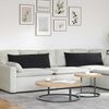 vidaXL Sofakissen 2 St&uuml;ck Schwarz 120 x 40 cm Cordstoff