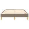 vidaXL Boxspringbettgestell Taupe 120x200 cm Stoff