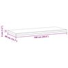 vidaXL Wandregale 2 Stk. 100x40x3 cm Silbern Edelstahl