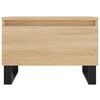 vidaXL Couchtische 2 Stk. Sonoma-Eiche 50x46x35 cm Holzwerkstoff