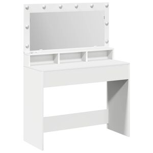 vidaXL Schminktisch Wei&szlig; 100 x 41 x 135 cm Holzwerkstoff