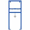 vidaXL Badezimmer Wandst&uuml;tze Blau 50 x 3 x 112 cm