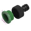 vidaXL Gartenschlauch mit Kupplung-Set Gr&uuml;n 0,5" 30 m PVC