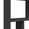 vidaXL B&uuml;cherregal Schwarz 60x20x120 cm Holzwerkstoff