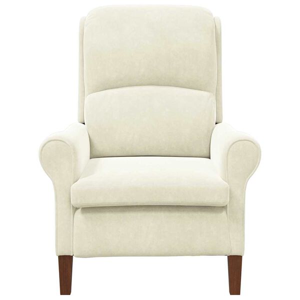 vidaXL Sessel Creme 76 x 94 x 102 cm Samt