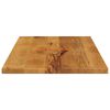 vidaXL Tischplatte 80x50x2,5 cm Rechteckig Massivholz Mango