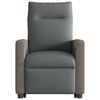 vidaXL Massagesessel mit Aufstehhilfe Dunkelgrau Stoff