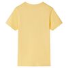 Kinder-Kurzarmshirt Gelb 128