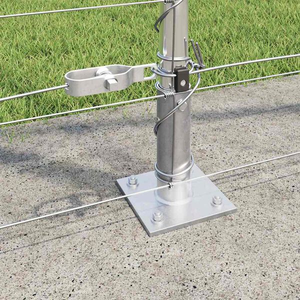 vidaXL Zaunpfosten Galvanisiert 25 x 1,4 m Stahl