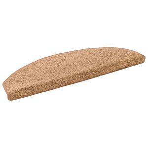 vidaXL Selbstklebende Treppenschoner 15 stk. 80 x 24,5 x 3,5 cm Beige