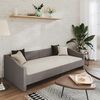 vidaXL Tagesbett USB Hellgrau Stoff 90x200 cm