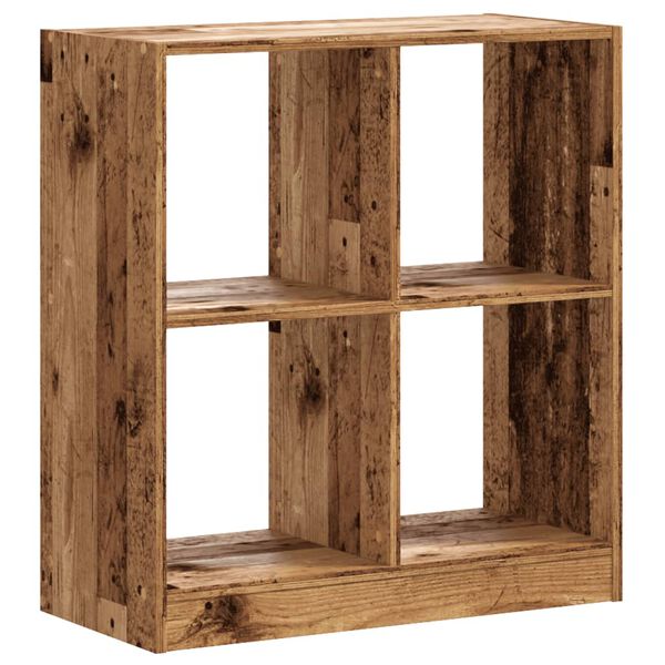vidaXL Bücherregal Altholz-Optik 68,5x32x75 cm Holzwerkstoff