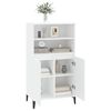 vidaXL Highboard Wei&szlig; 60x36x110 cm Holzwerkstoff