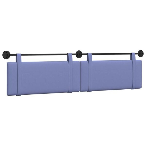 vidaXL H&auml;ngevorderseite Wandmontiert Jeans blau 210 x 55 x 5 cm Stoff