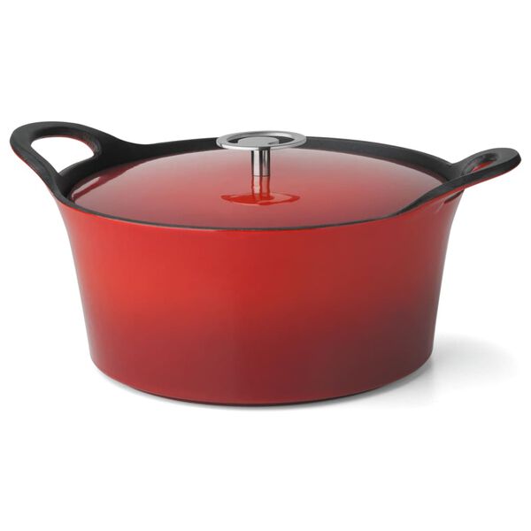 CUISINOX Topf Gusseisen Emailliert 3,4 L 24 cm Rot