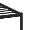 vidaXL Metallbett ohne Matratze Sonoma-Eiche 193x203 cm