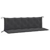 vidaXL Gartenbank-Auflagen 2 Stk. Melange Anthrazit 180x50x7 cm Stoff