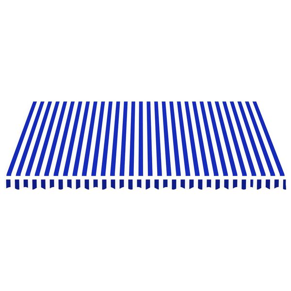 vidaXL Markisenbespannung Blau und Wei&szlig; 4,5x3,5 m
