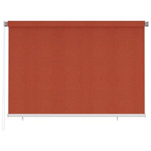 vidaXL Au&szlig;enrollo 225 (B)x140 (H) cm Terrakotta HDPE