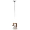 vidaXL H&auml;ngelampe Industriestil 25 W Silbern Rund 19 cm E27